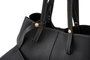 Lucky Bees Bolsa de Hombro 1274 Negro en CUERO DE POLIVINILO Elegante para Mujer